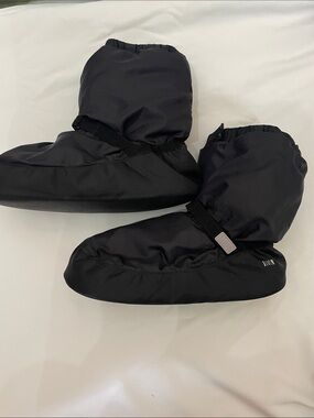 Bloch Black Quilted Slip-On Booties